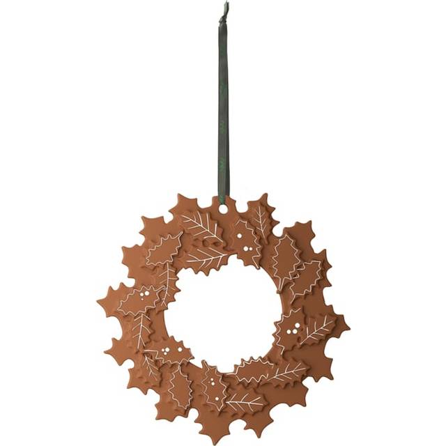 Billede af Kähler Gingerbread Wreath Brown Juletræspynt