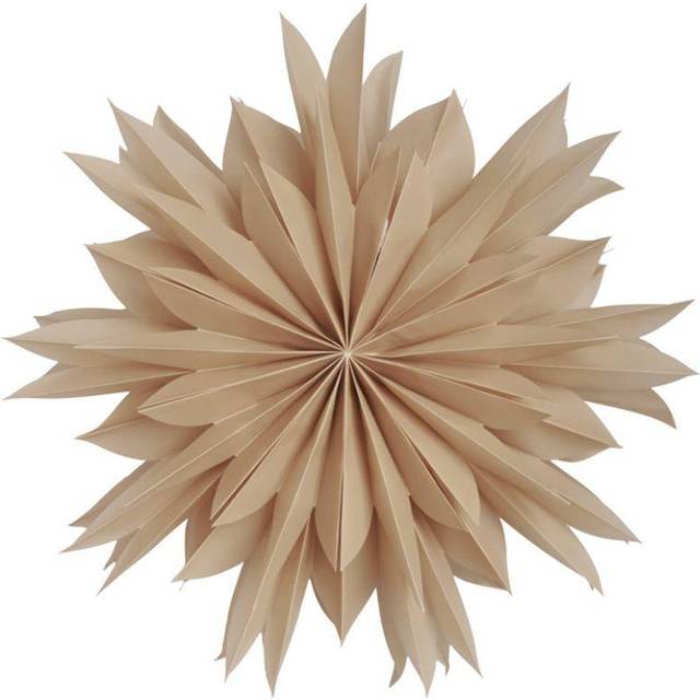 Billede af Watt & Veke Athena Beige/Brown Julestjerne ∅ 50cm