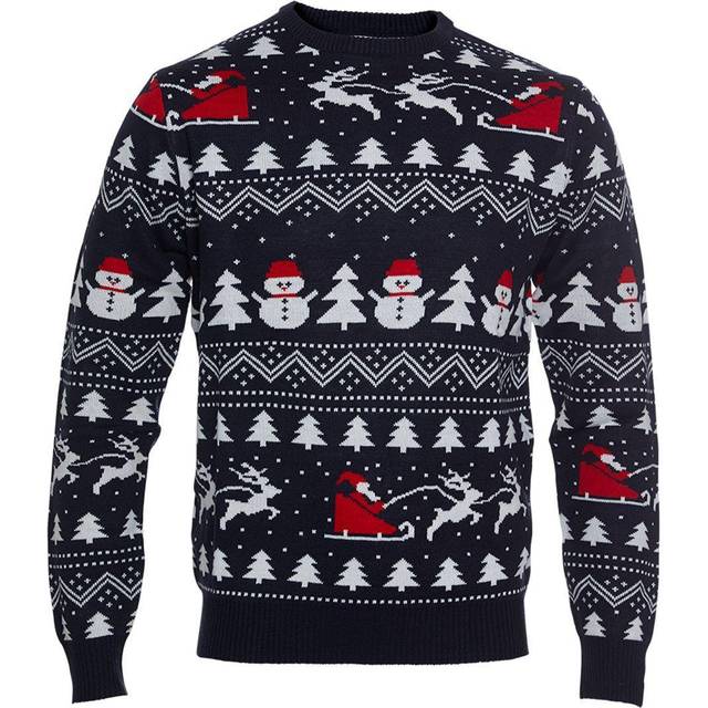 Billede af Jule Sweaters Kid's Stylish Christmas Sweater - Navy Blue